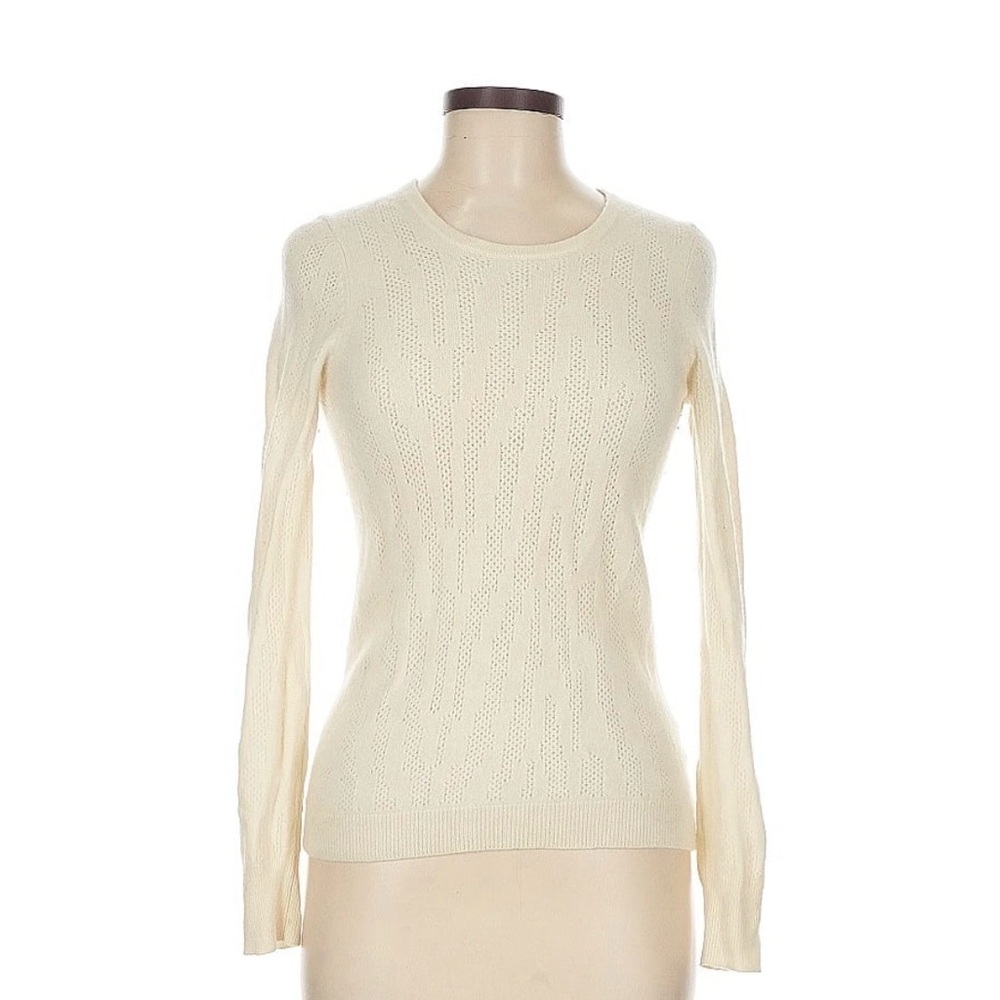 M.PATMOS Cream 100% cashmere Sweater